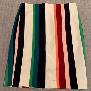 Ann Taylor bold striped pencil skirt